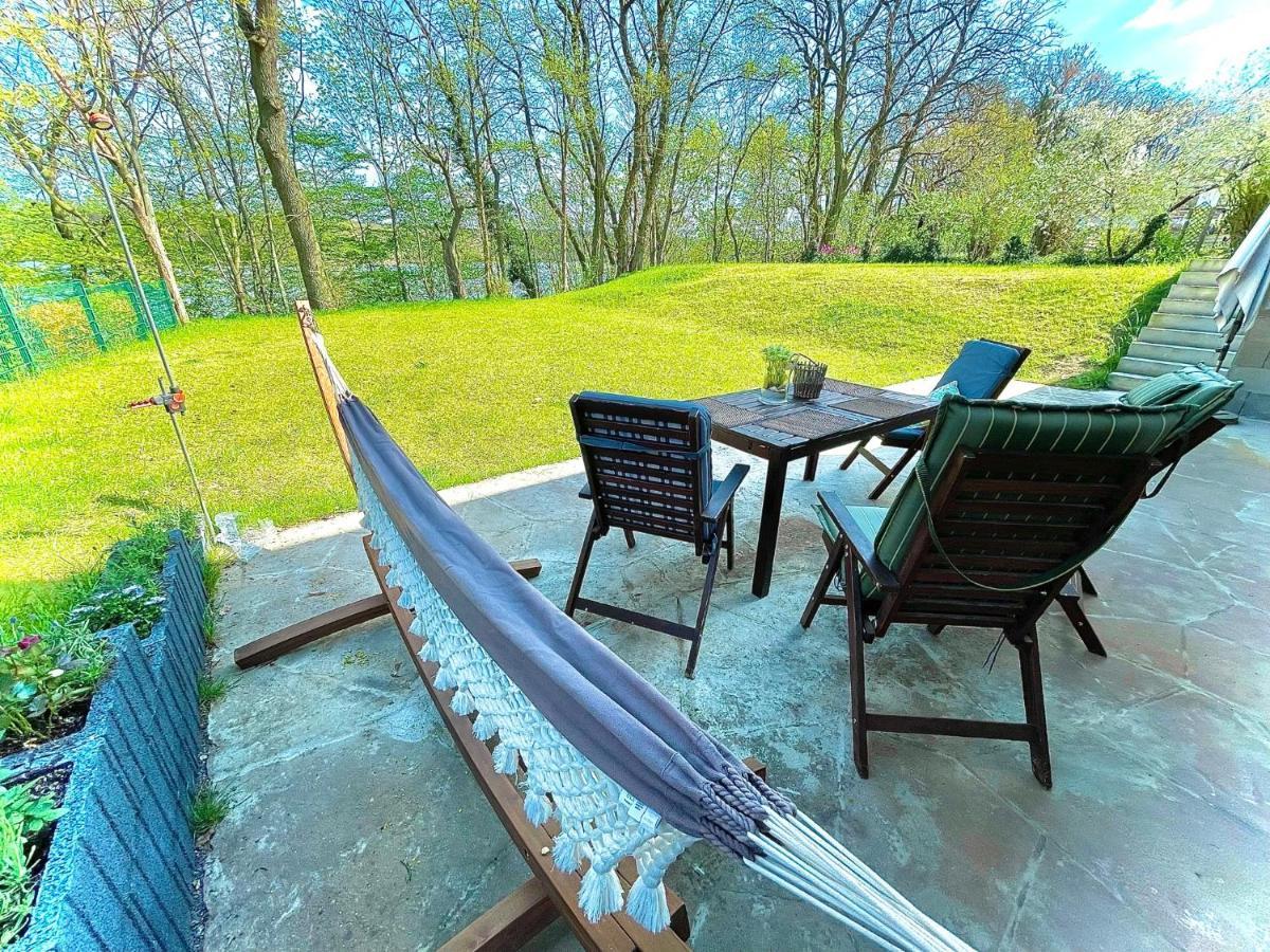 100M2 Fewo Im Haus Am See Mit Garten Bei Potsdam Schwielowsee Extérieur photo