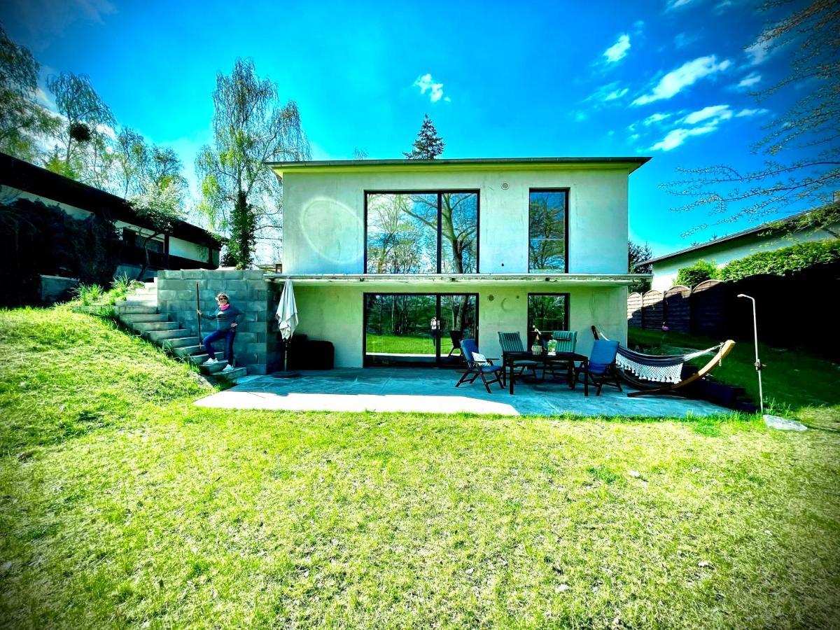 100M2 Fewo Im Haus Am See Mit Garten Bei Potsdam Schwielowsee Extérieur photo